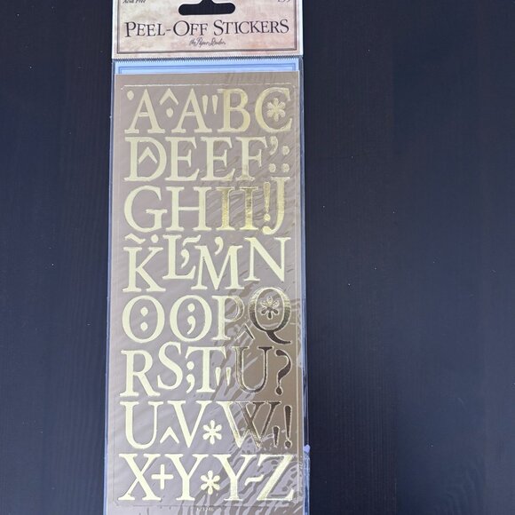 Silver & Gold Scrapbooking Bundle of Paper and Stickers - Picture 5 of 8